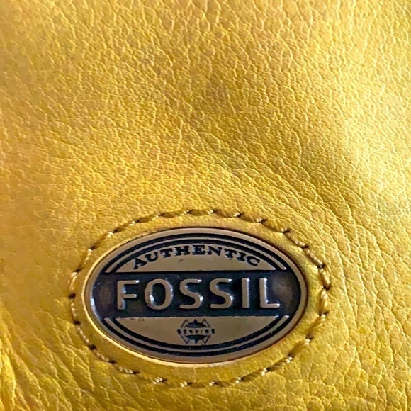 Fossil Emory Wallet /Clutch, sunny Yellow leather - Picture 8 of 8